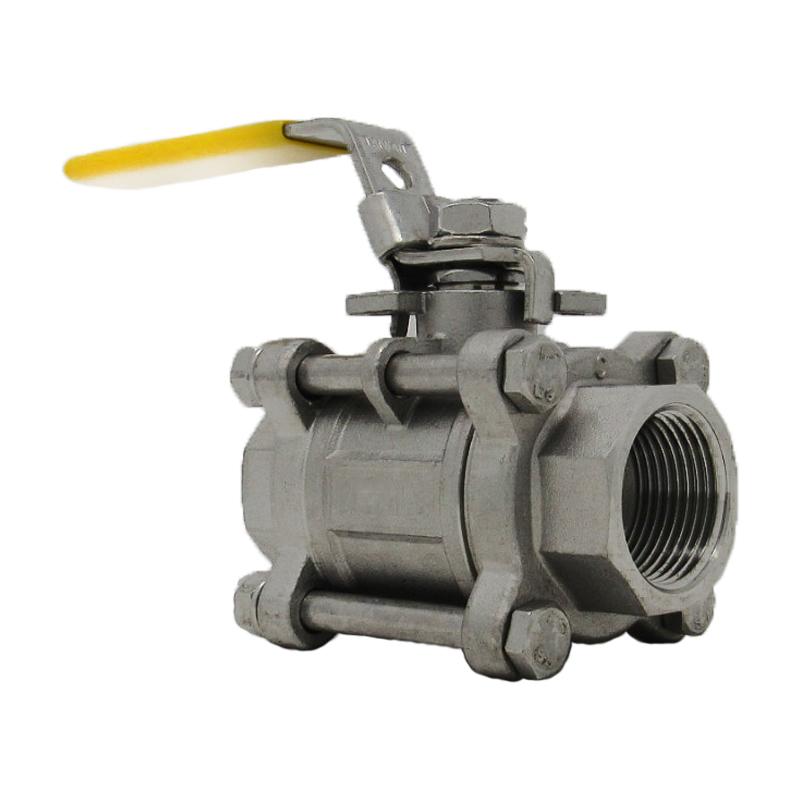 4" Ball Valve 1000# 3-Piece Threaded Full Port TCI TC-03T