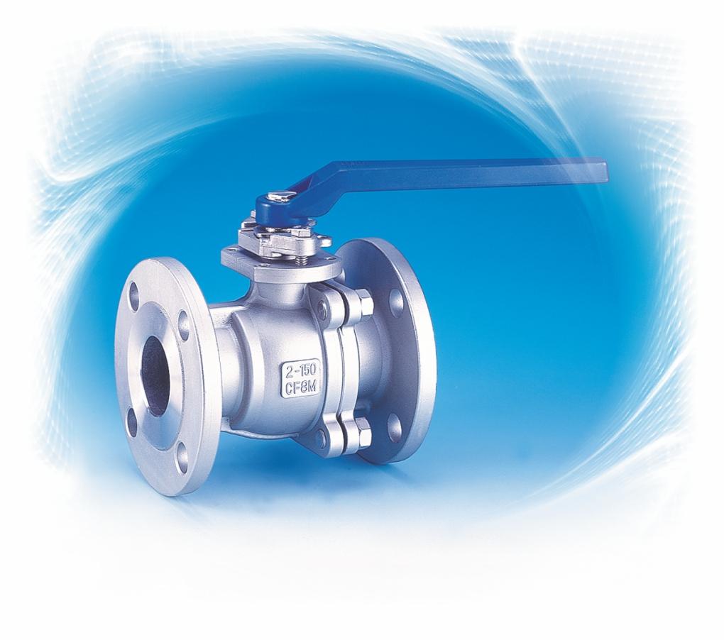 1/2" Ball Valve, 150# Flanged 316 Full Port 2 Piece TCI #TC-0802A