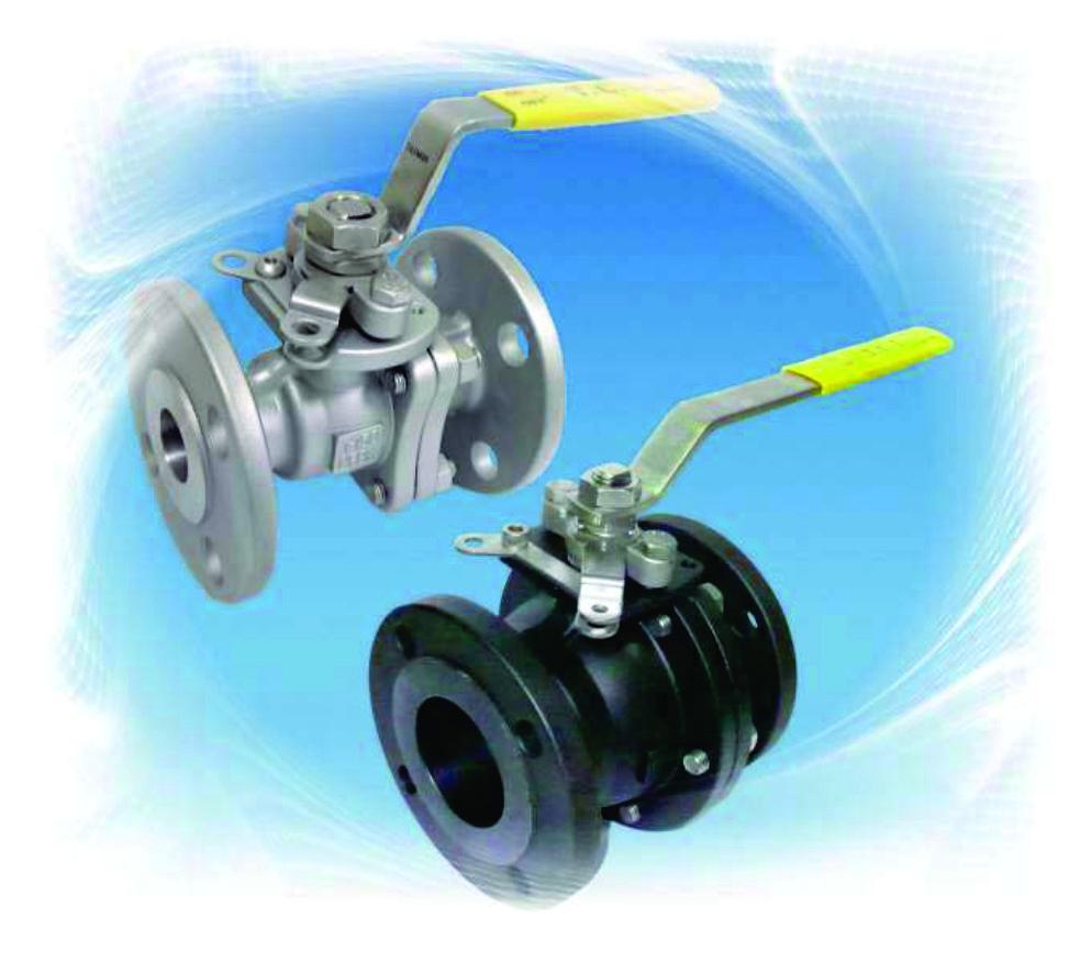 Ball Valve, 150# Flanged Carbon Steel Full Port 2 Piece TCI #TC-5100FS