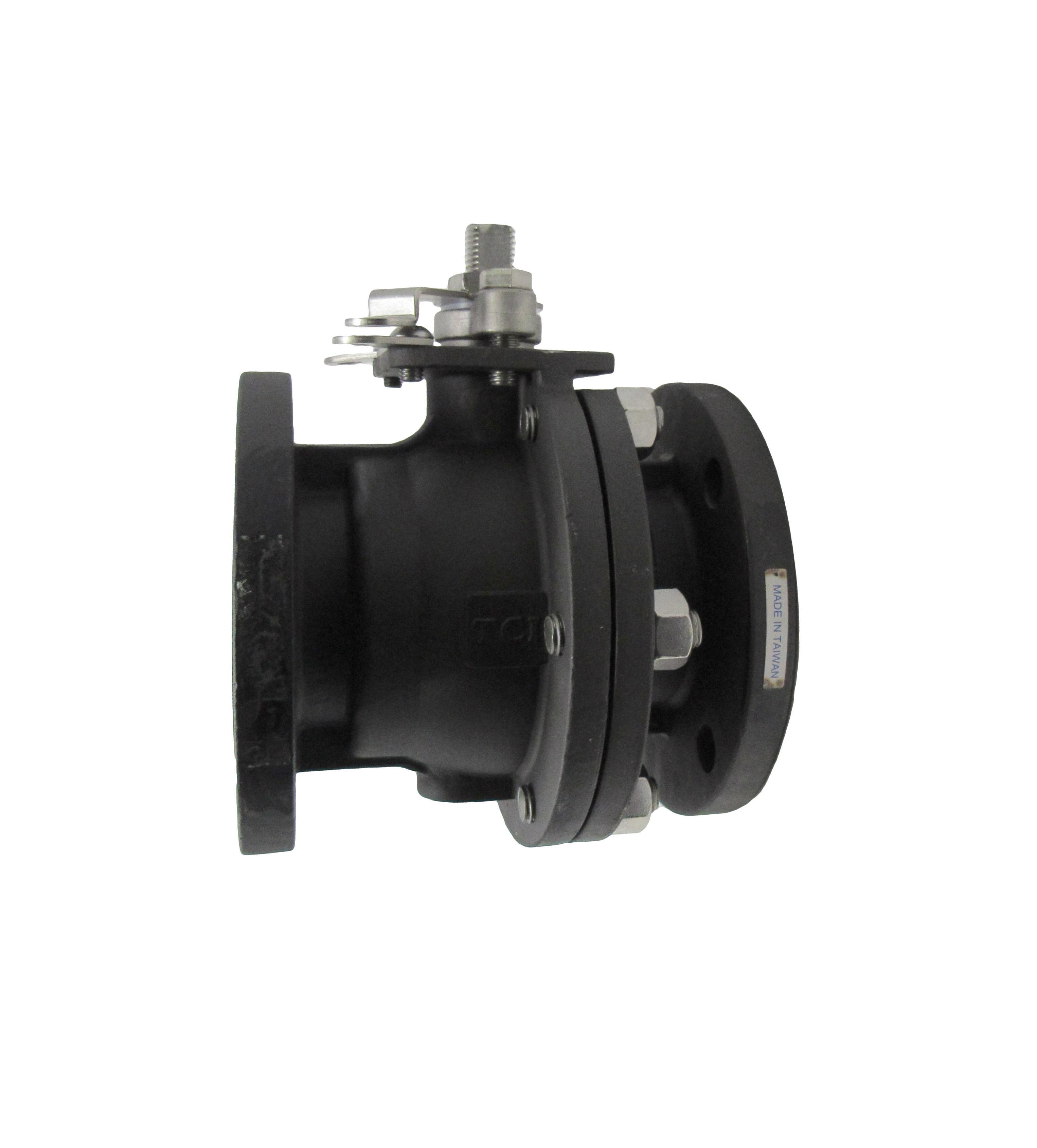 8" Ball Valve, 150# Flanged Carbon Steel Fire-Safe Full Port 2 Piece TCI #TC-5100FS