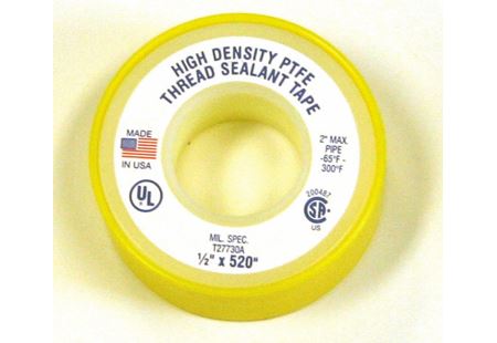 Yellow Gas Line PTFE Tape by J.C. Whitlam