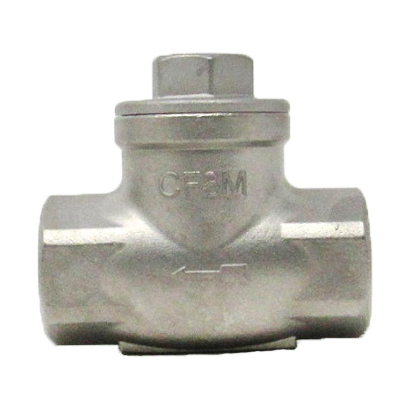2-1/2" Swing Check Valve 200# Threaded 316 Stainless Steel TCI TC-CK