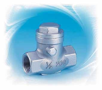 1-1/4" Swing Check Valve 200# Threaded 316 Stainless Steel TCI TC-CK