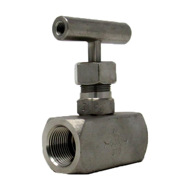 1/8" Needle Valve 316 Stainless Steel 6000# Threaded End API 598 TCI # TC-NDL