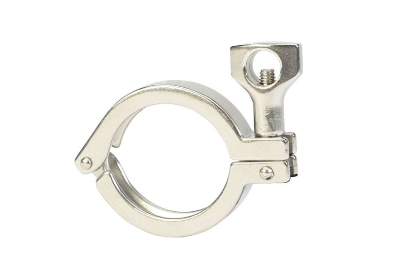 4" Schedule 5/10 Single Pin Clamp -304 3-A Sanitary #W413MHV-4