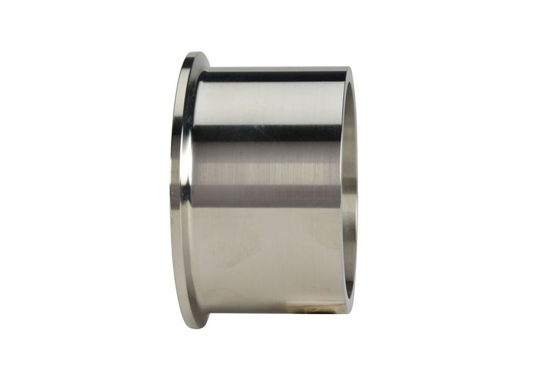 4" Tank Ferrule Heavy Duty-316L-2.125"OAL 3-A Sanitary #W614MPW-4