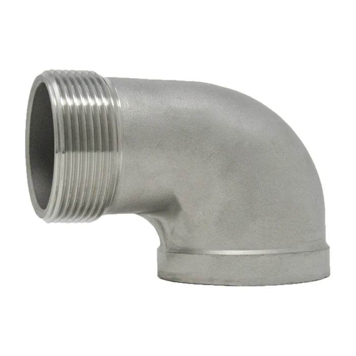 Stainless Street 90 Elbow 150# Threaded Fitting - Side View