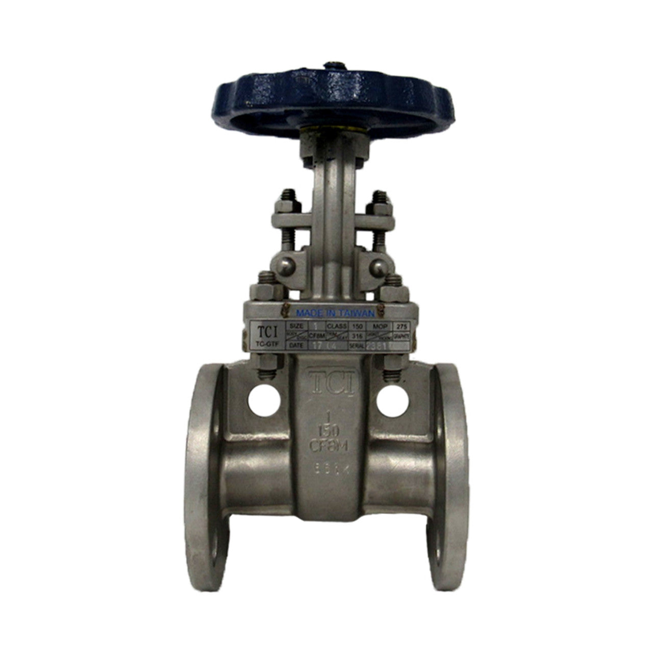 2" Gate Valve 150# Flanged 316 Stainless Steel TCI TC-GTF-ANSI