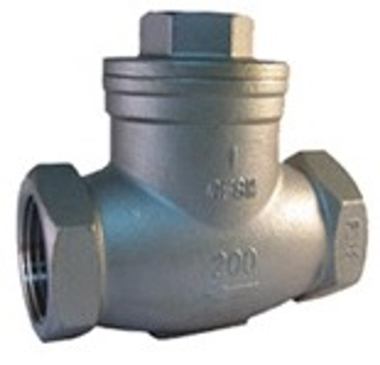 Swing Check Valve, 316 Stainless Steel Threaded FNPT Connections 200#