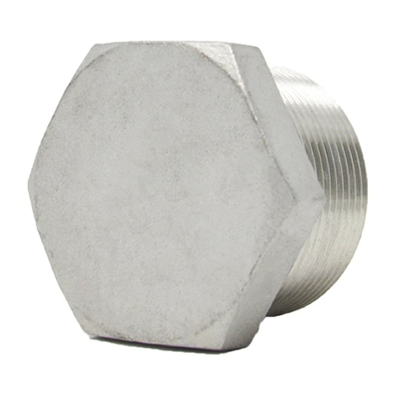 6" Hex Plug 316 Stainless Steel 150# Threaded Cast Pipe Fitting