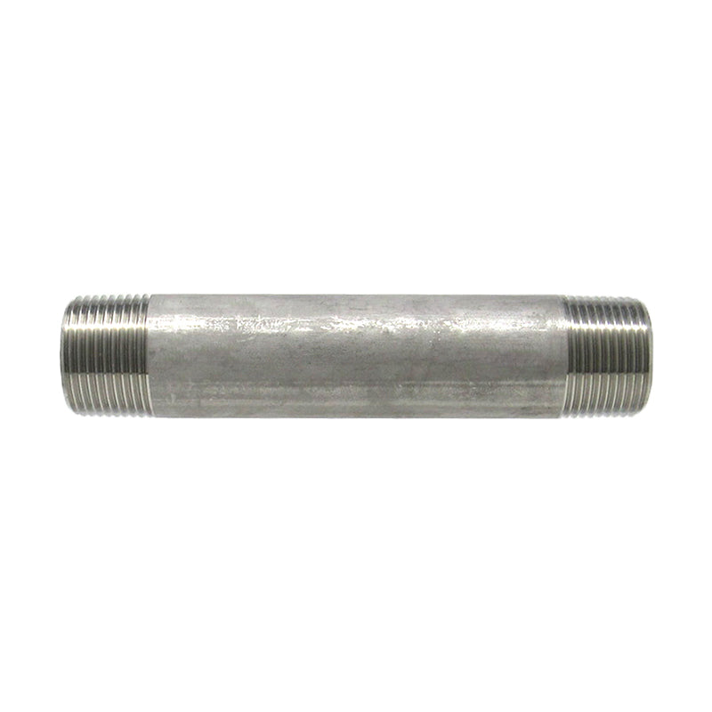 1/2" x 2-1/2" Nipple, Stainless Steel Sch 40 Threaded Both Ends (TBE) 316L NPT