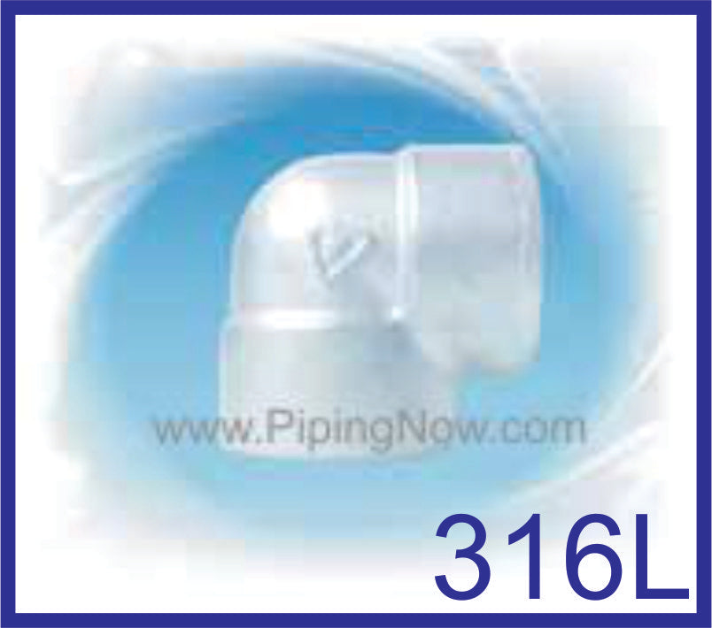 Stainless Steel Socketweld 90 Elbow 3000# 316L