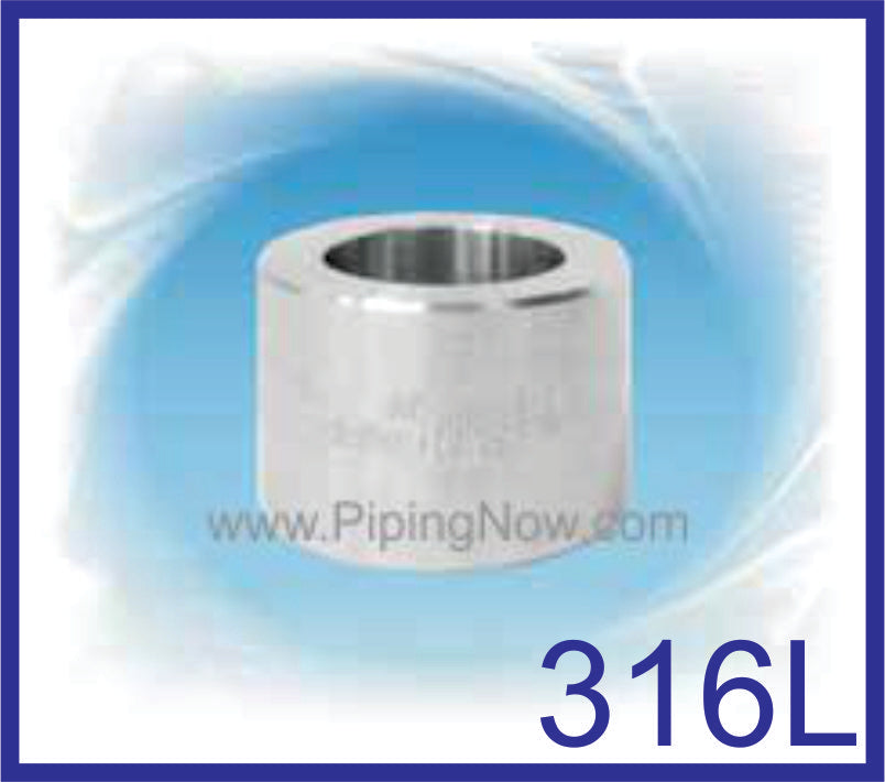 Stainless Steel Socketweld Half-Coupling 3000# 316L