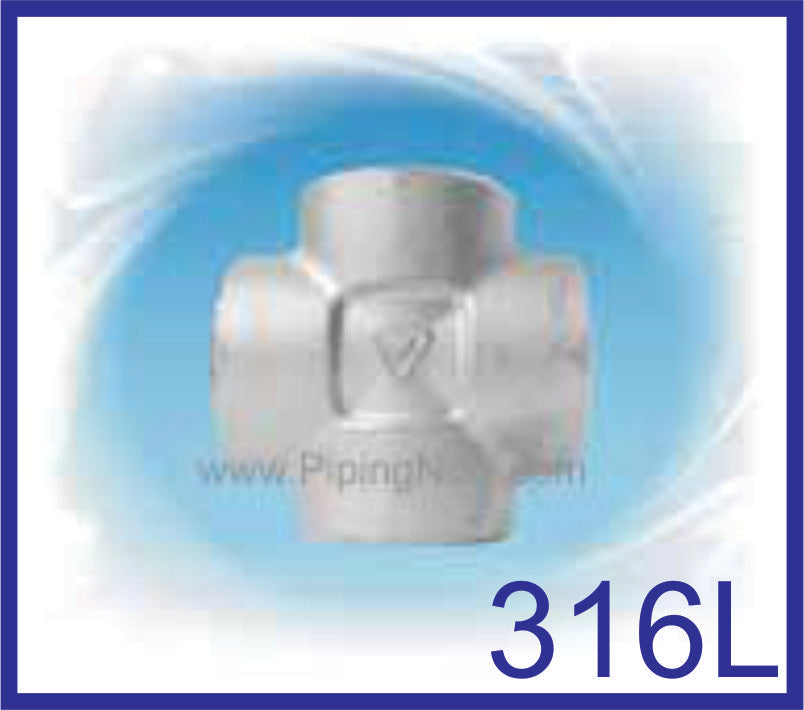 Stainless Steel Socketweld Cross 3000# 316L
