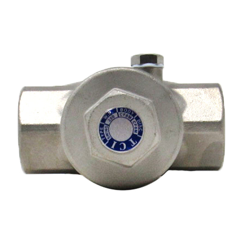 2" Swing Check Valve 200# Threaded 316 Stainless Steel TCI TC-CK