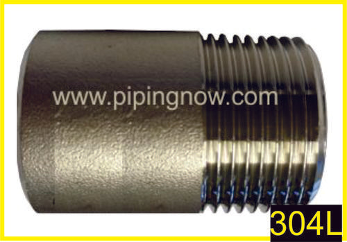 1-1/4" x 3" Nipple, Stainless Steel Sch 40 Threaded One Ends (TOE) 304L NPT