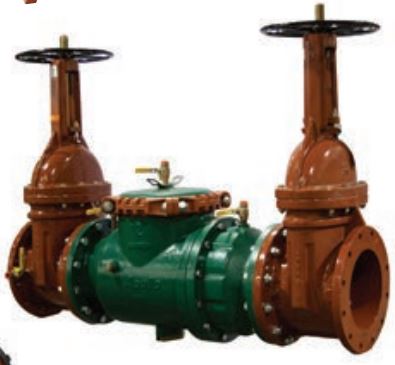 12" Backflow Preventer, Double Check, Lead-Free with Flanged NRS Gate Valves APOLLO 4ALF10H02