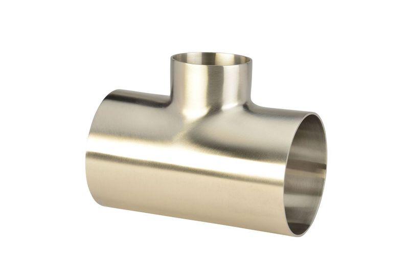 3"X2" Butt-Weld Short Reducing Tee - Polished -304 3-A Sanitary #W47RWWW-3X2-7
