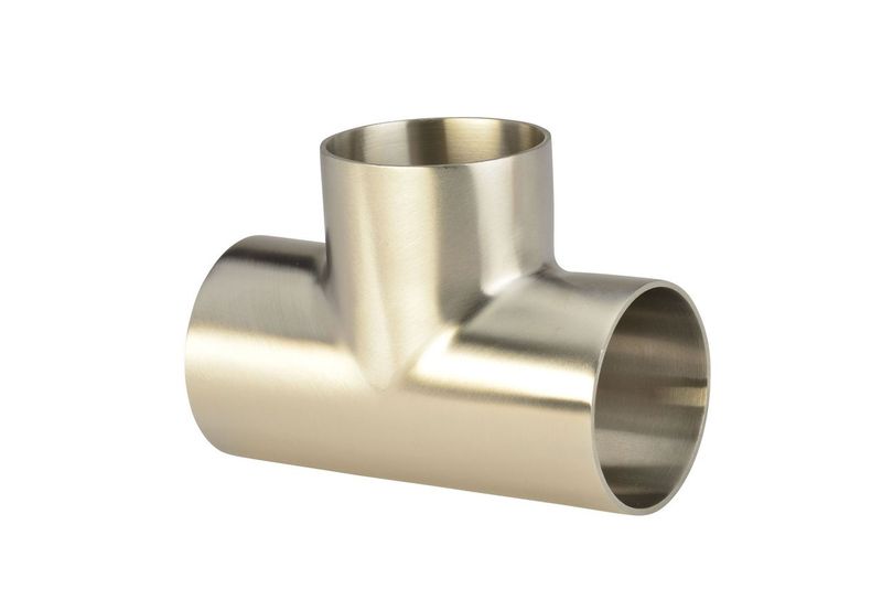 4" Sanitary Short Tee Weld End 304 SS L7WWW 3A