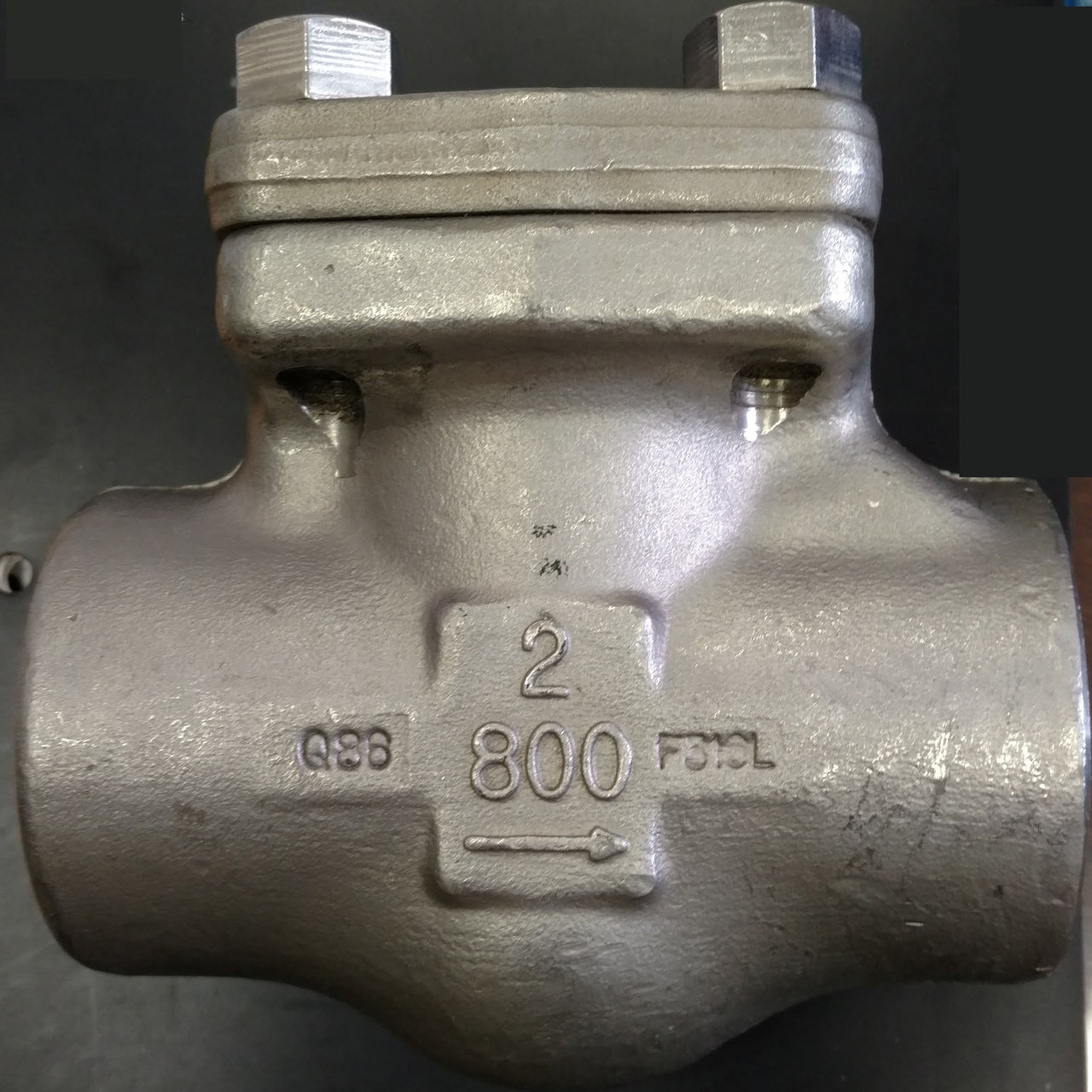 1" Check Valve 800#  Threaded 316 Stainless Steel, Warren 804