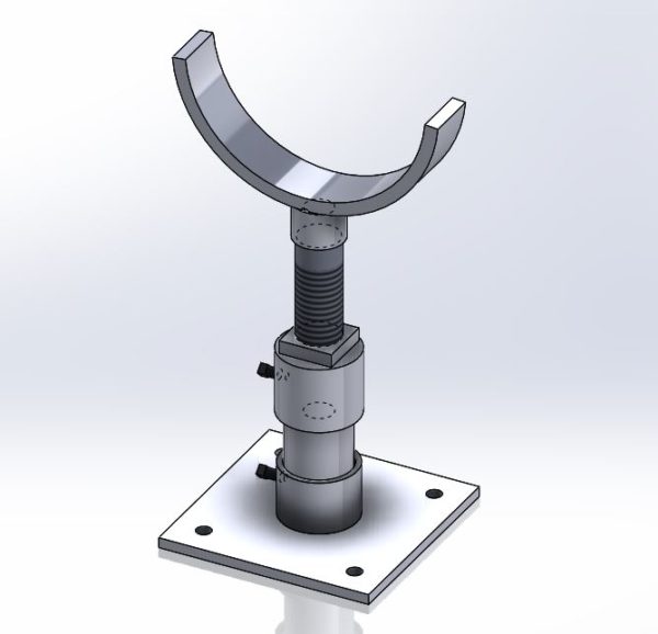 Adjustable Pipe Saddle Support Kit Empire #428KTHDG