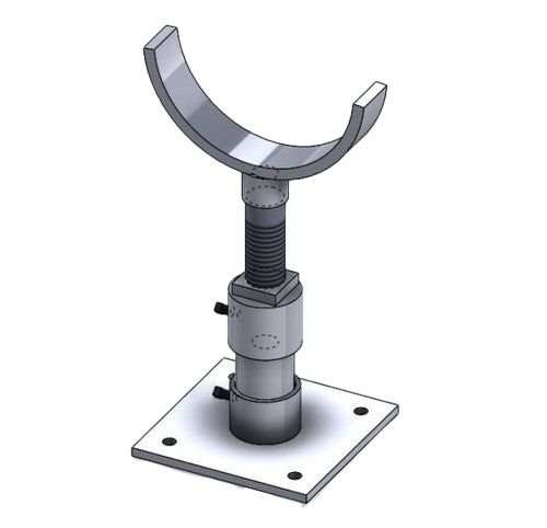 12" Adjustable Saddle Support Kit T-316 Stainless Steel #428KTSX1200