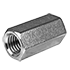 3/8" Hex Coupling Nut, 316 SS