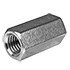 3/8" Hex Coupling Nut, 18-8 SS