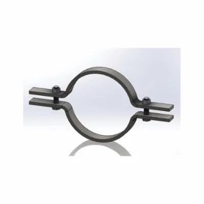 Riser Clamp, 1 in Pipe, 3/8 in Bolt, 255 lb, Carbon Steel, Hot Dipped Galvanized, Domestic
