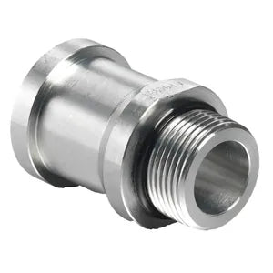 Split Flange Head Adapters, Stainless Steel, Straight, 1-1/2" Male SAE Side 1, 1-1/2" C61 Side 2, 3000psi Rated - 302-24-24-SS