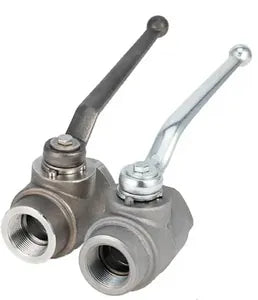2-Way Block Body Threaded Ball Valve, 5075psi rated, Stainless Steel, #24 SAE 1-1/2" Full Bore - AB2S#24-11DB-SS