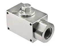 2-Way Excavator Style Ball Valve, 7250psi rated, Stainless Steel, 1" NPT - AV2N1-11DV-SS