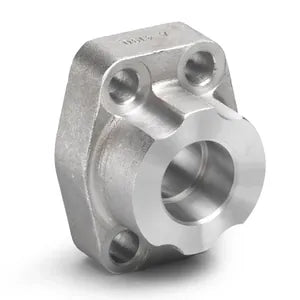 1" Tube x 3/4" Code 61 Deep Socket Weld Tube Flange, Carbon Steel, No Bolts/O-Rings - W5-16-12