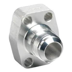 JIC Threaded Flange with O-Ring Groove, Stainless Steel, 1/2" JIC x 1/2" Code 62, includes Flange, Bolts, O-Rings - W600-8-8U-SS