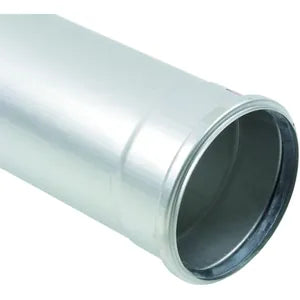 Blucher® 811.150.160 S 811.xxx.160 S, P6-4.9-316 Type 811 Straight Pipe With (1) Socket and Standard EPDM Sealing Ring, Push-Fit Socket End Style, 316/316L Stainless Steel, 1500 mm L, 18 ga
