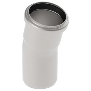 Blucher® 820.015.050 S, B2-15-316 Type 820.015 15 deg Bend, 50 mm Nominal, Push-Fit End Style, 316/316L Stainless Steel