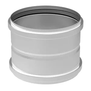 Blucher® 841.315.315 S DC-316, DC-12-316 Double Coupling With EPDM Sealing Ring, 12 in Nominal, Push-Fit Socket End Style, 316/316L Stainless Steel, Import