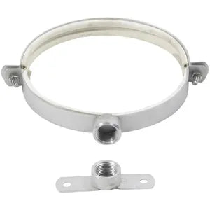 Blucher® 895.012.160 GS PH Series, PH2-6-BSP 2-Piece Pipe Hanger With EPDM Rubber, 1/2 in Pipe/Tube, Stainless Steel, Pickling/Passivation, Import