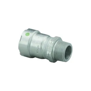 MegaPress® 25115 Pipe Adapter, 1-1/4 in, Press x MNPT, Carbon Steel, Import - (Only sold in box quantities of 5)