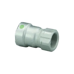 MegaPress® 25575 Pipe Adapter, 3/4 x 1/2 in, Press x FNPT, Carbon Steel, Import - (Only sold in box quantities of 10)
