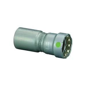MegaPress® 26030 Pipe Reducer, 1-1/2 x 1-1/4 in Nominal, Fitting x Press End Style, Carbon Steel, Import
