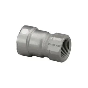 MegaPress® 84775 Model 5912 Adapter, 1-1/4 x 1 in Nominal, Press x FNPT End Style, Carbon Steel, Import