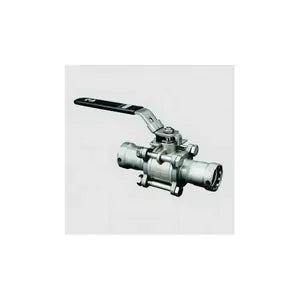 MegaPress® 86555 Model 5175.8 3-Piece Ball Valve, 2 in Nominal, Press End Style, 316 stainless steel Body, Full Port, EPDM/PTFE Softgoods, Import