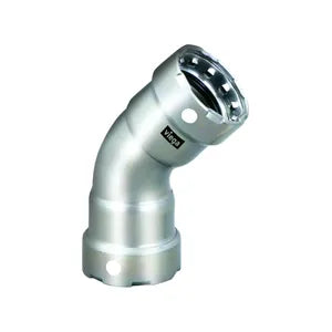 MegaPress® 95065 45 deg Elbow, 1 in, Press, 304 Stainless Steel, Import - (Only sold in box quantities of 5)