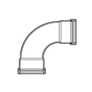 MegaPress® 98405 Model 6816XL Elbow, 2-1/2 in Nominal, Press End Style, 316 Stainless Steel