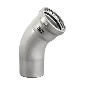 MegaPress® 98495 Model 6826.1XL Street Elbow, 2-1/2 in Nominal, FTG x Press End Style, 316 Stainless Steel, Import