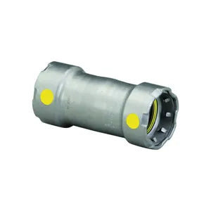 MegaPress® 25051 Pipe Coupling, 1-1/2 in Nominal, Press End Style, Carbon Steel, Import