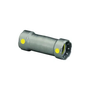 MegaPress® 25071 Extended Coupling, 1/2 in Nominal, Press End Style, Carbon Steel, Import - (Only sold in box quantities of 10)