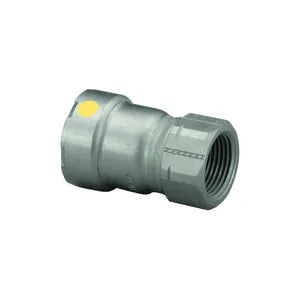 MegaPress® 25626 Pipe Adapter, 2 x 1/2 in, Press x FNPT, Carbon Steel, Import