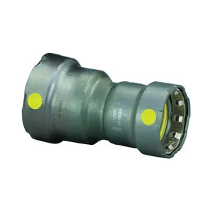MegaPress® 25961 Reducer, 2 x 1-1/4 in Nominal, Press End Style, Carbon Steel, Import
